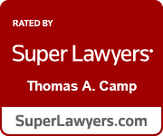 Rated By Super Lawyers | Thomas A. Camp | SuperLawyers.com